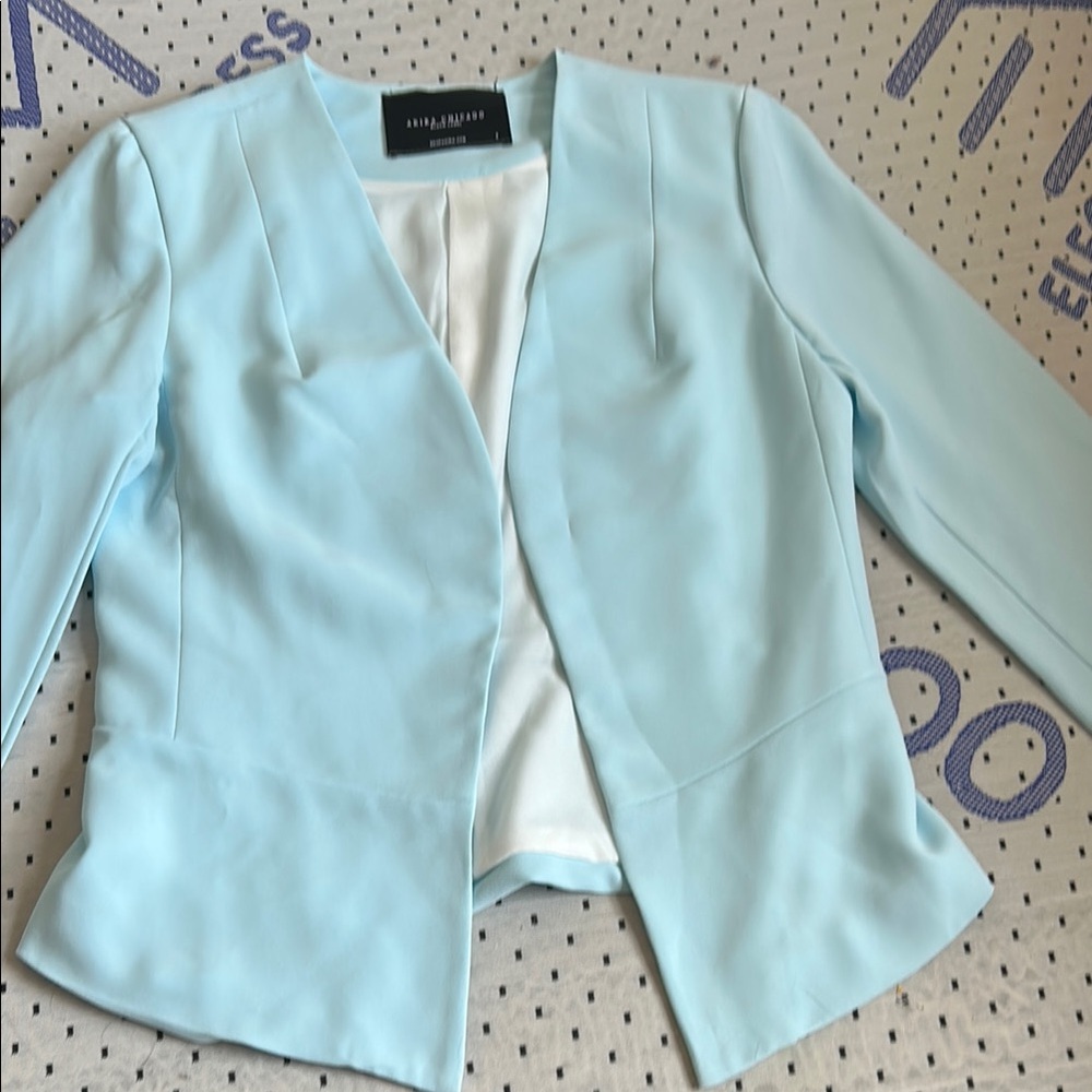 Ellen Tracy Soft Blue Women's Blazer